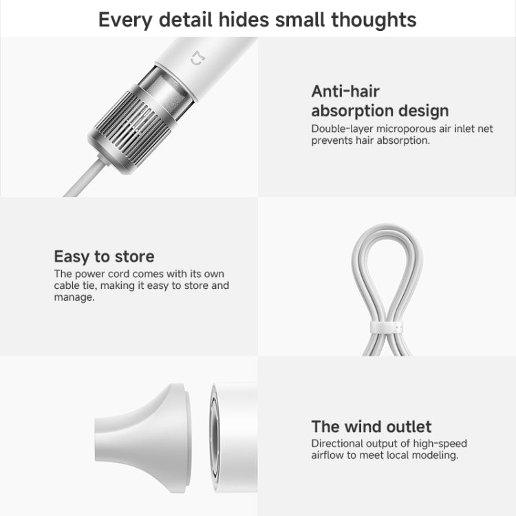Xiaomi Mijia High Speed Hair Dryer H501,US Plug