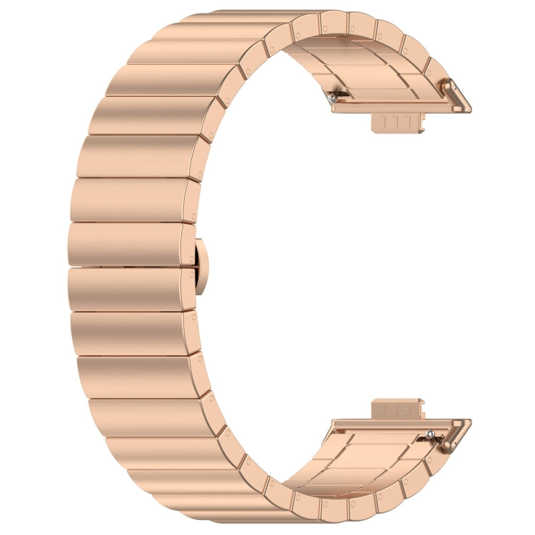 For Huawei Watch Fit 5 / Fit 5 Pro / Fit 4 / Fit 3 One Bead Stainless Steel Watch Band
