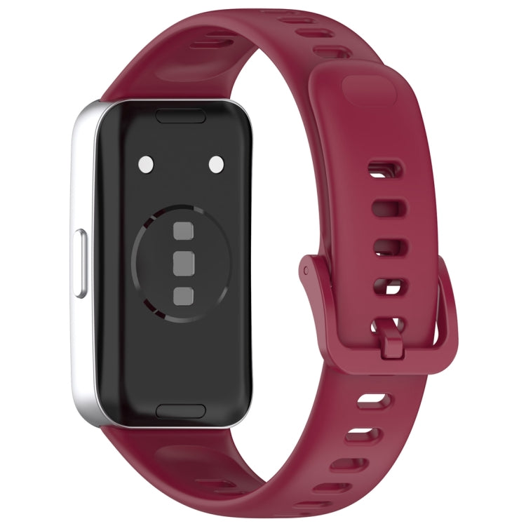 For Huawei Band 10 / 9 / 8 Nail Button Glossy Silicone Watch Band