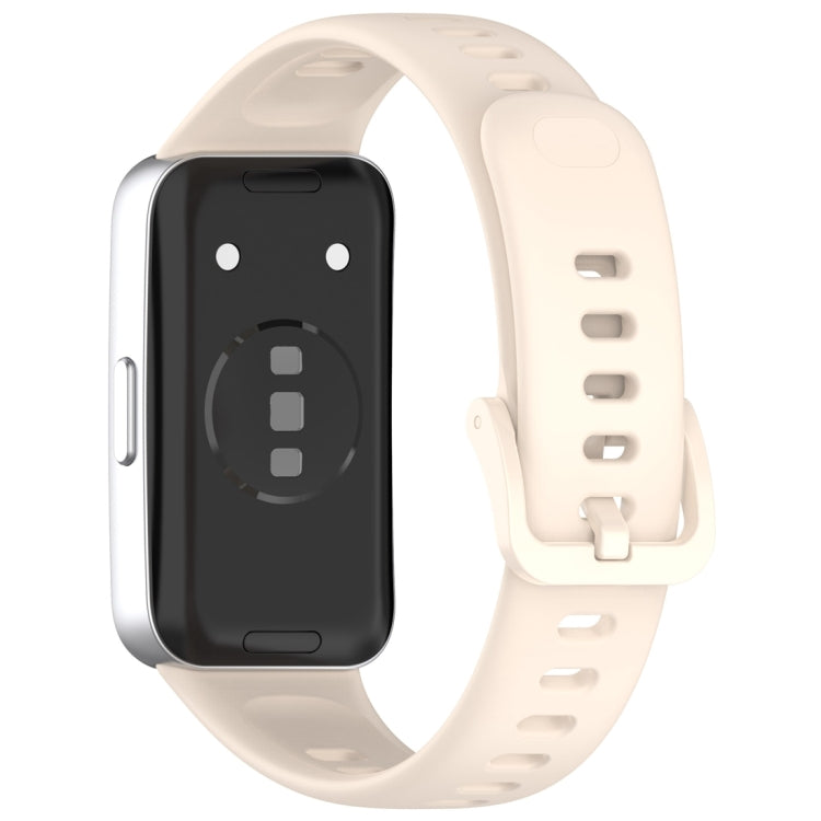 For Huawei Band 10 / 9 / 8 Nail Button Glossy Silicone Watch Band