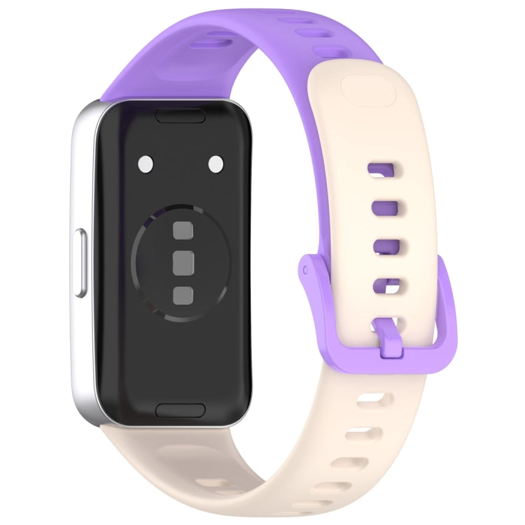 For Huawei Band 10 / 9 / 8 Nail Button Glossy Silicone Watch Band