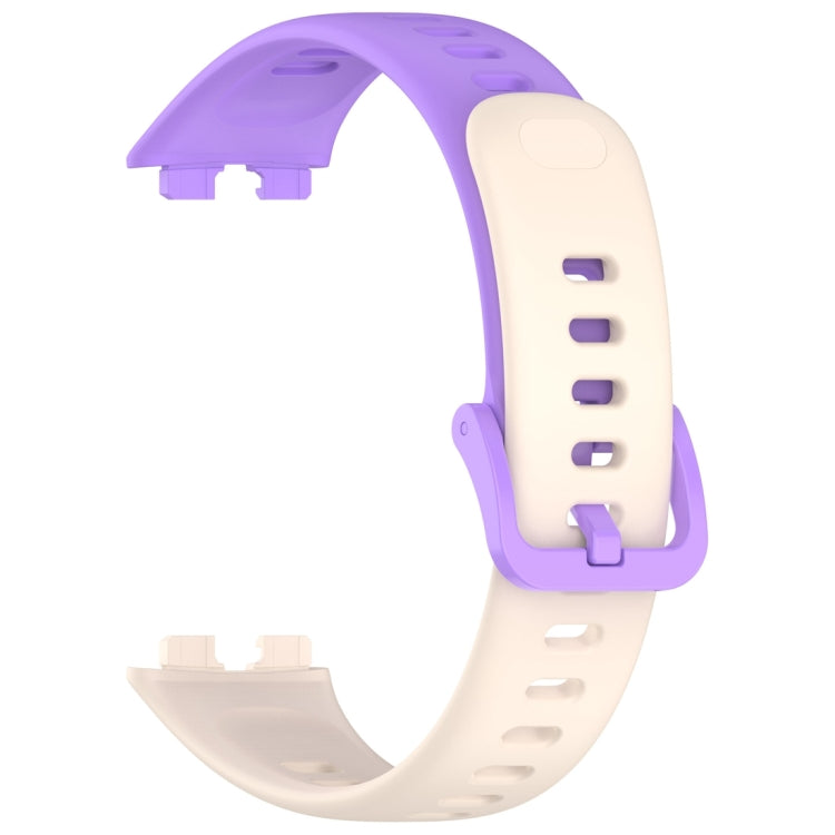 For Huawei Band 10 / 9 / 8 Nail Button Glossy Silicone Watch Band