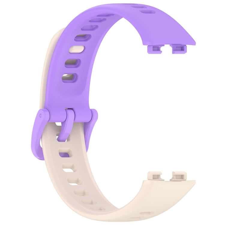 For Huawei Band 10 / 9 / 8 Nail Button Glossy Silicone Watch Band