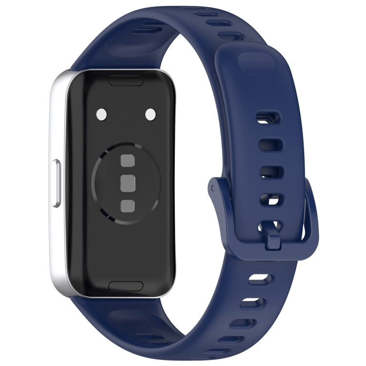 For Huawei Band 10 / 9 / 8 Nail Button Glossy Silicone Watch Band