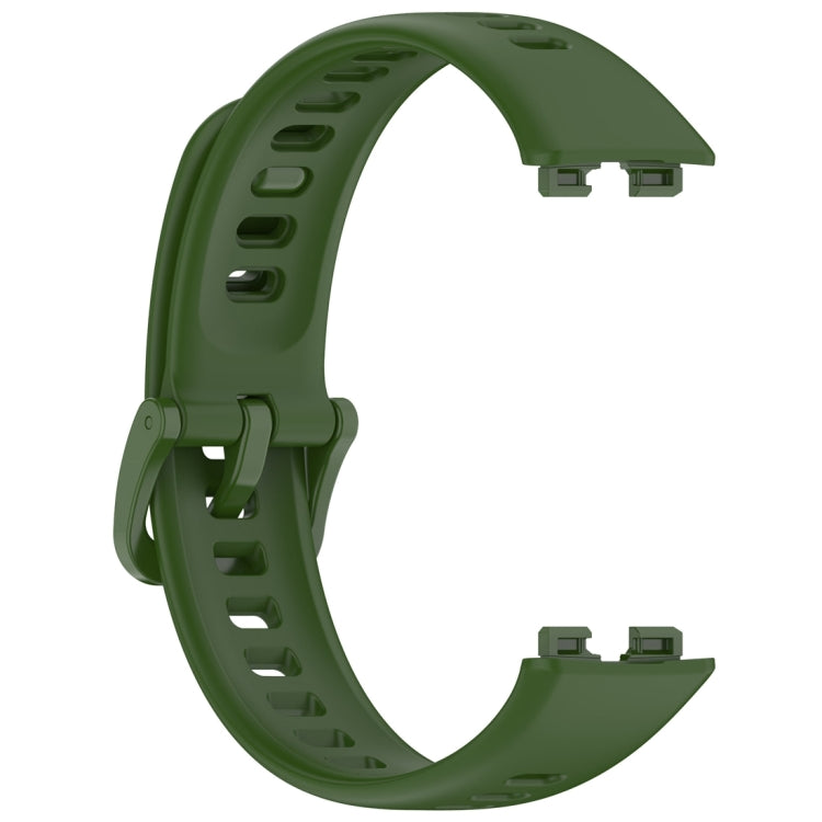 For Huawei Band 10 / 9 / 8 Nail Button Glossy Silicone Watch Band