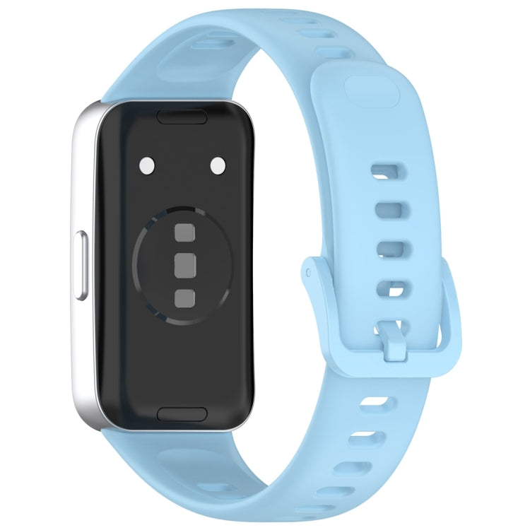 For Huawei Band 10 / 9 / 8 Nail Button Glossy Silicone Watch Band