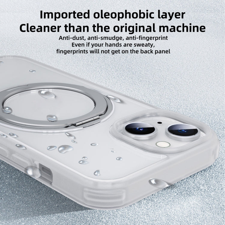 For iPhone 13 MagSafe Holder PC Hybrid TPU Phone Case