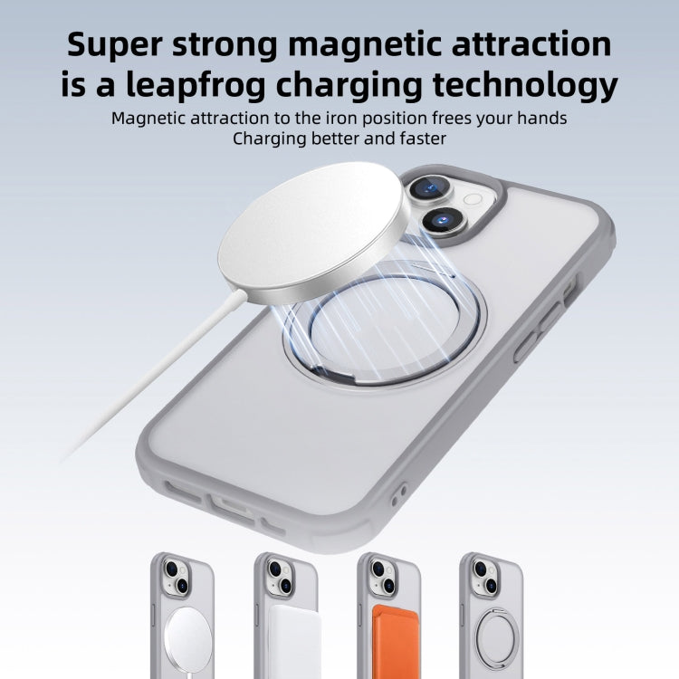 For iPhone 13 Pro MagSafe Holder PC Hybrid TPU Phone Case