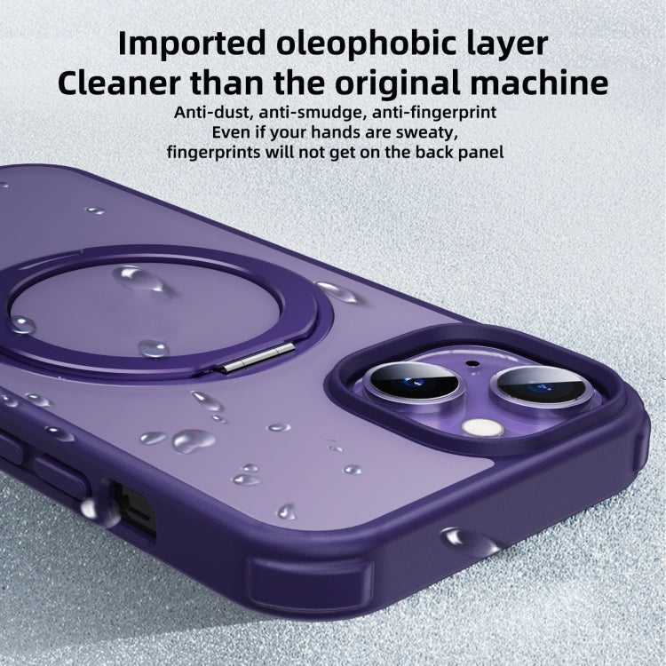 For iPhone 13 Pro MagSafe Holder PC Hybrid TPU Phone Case