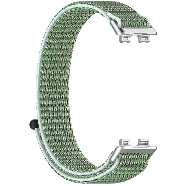 For Huawei Band 10 / 9 / 8 Nylon Loop Hook and Loop Fastener Watch Band
