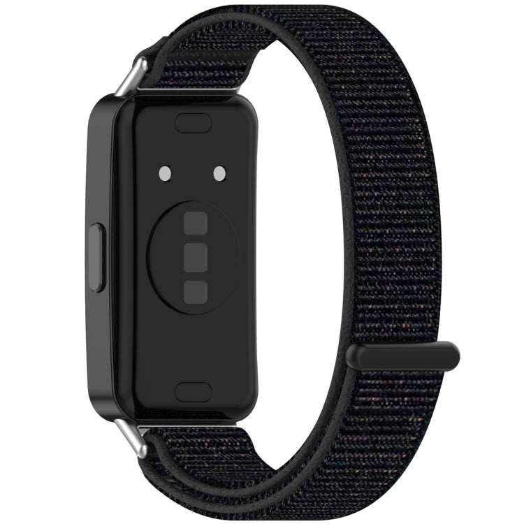 For Huawei Band 10 / 9 / 8 Nylon Loop Hook and Loop Fastener Watch Band
