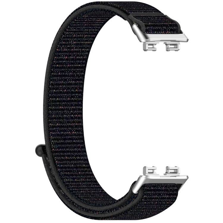 For Huawei Band 10 / 9 / 8 Nylon Loop Hook and Loop Fastener Watch Band
