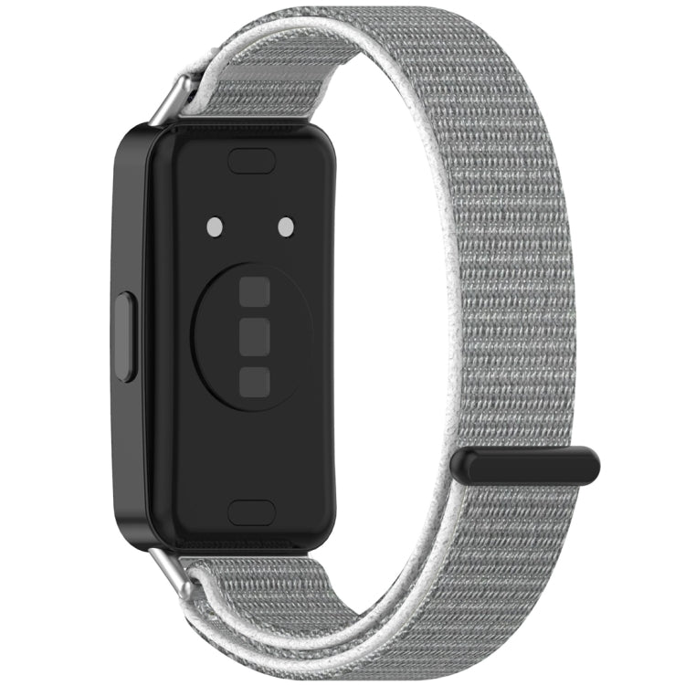 For Huawei Band 10 / 9 / 8 Nylon Loop Hook and Loop Fastener Watch Band