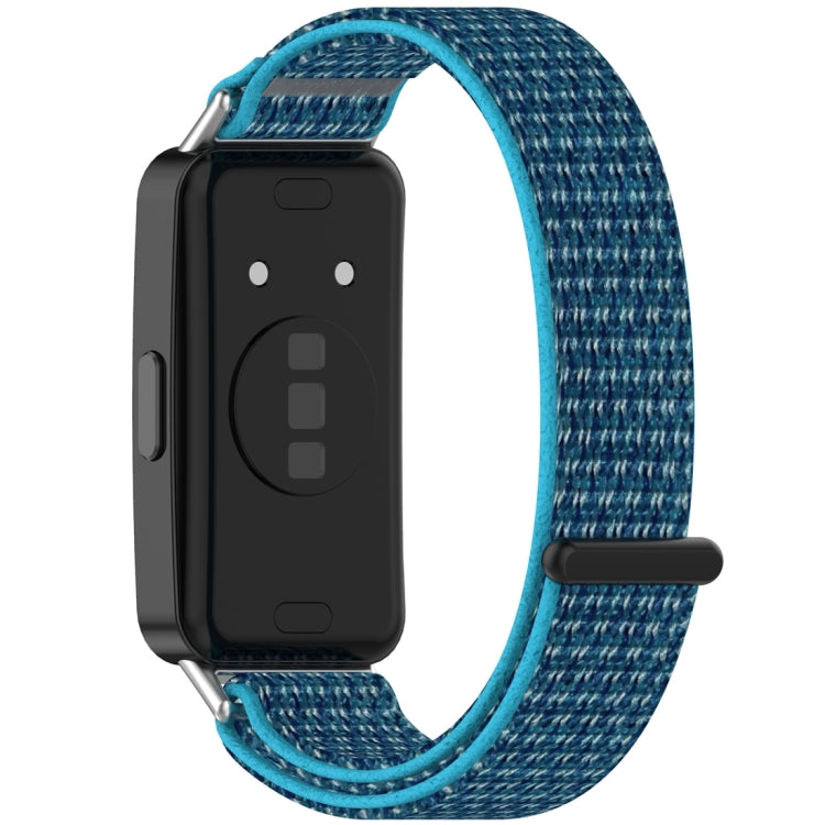 For Huawei Band 10 / 9 / 8 Nylon Loop Hook and Loop Fastener Watch Band