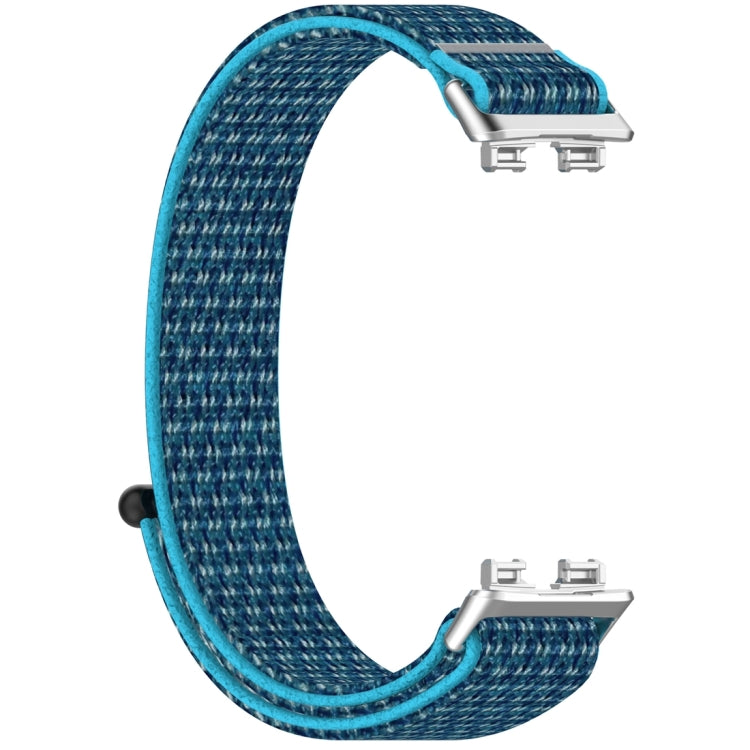 For Huawei Band 10 / 9 / 8 Nylon Loop Hook and Loop Fastener Watch Band