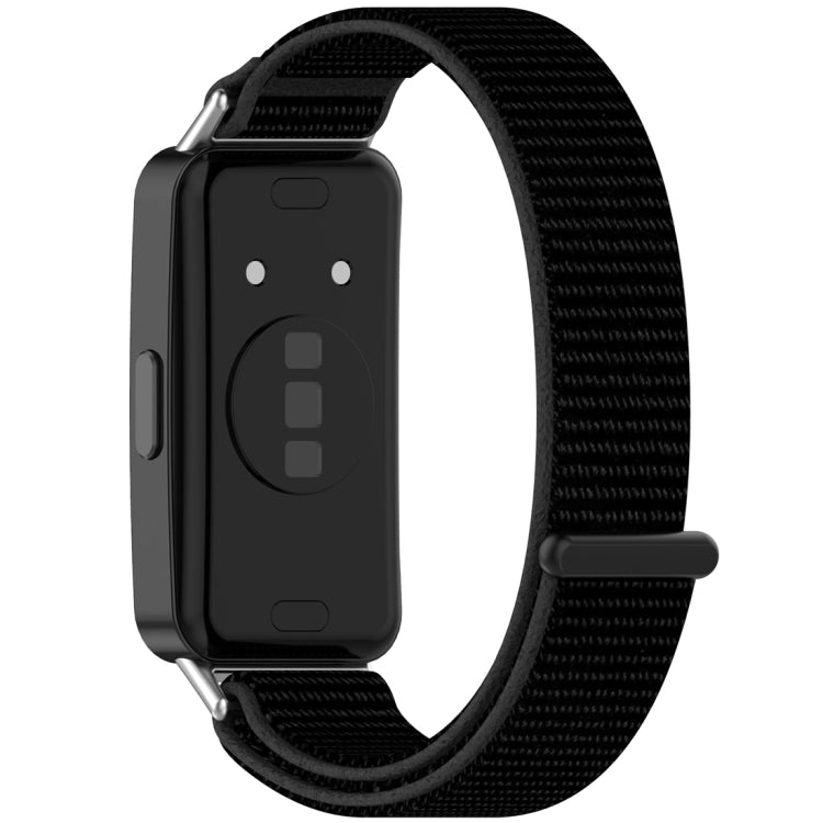 For Huawei Band 10 / 9 / 8 Nylon Loop Hook and Loop Fastener Watch Band