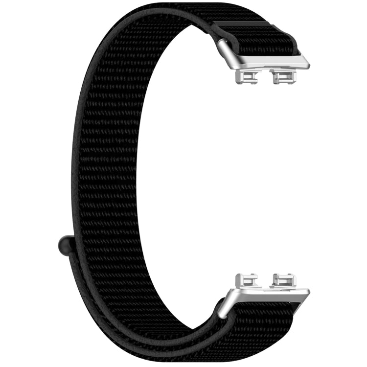For Huawei Band 10 / 9 / 8 Nylon Loop Hook and Loop Fastener Watch Band