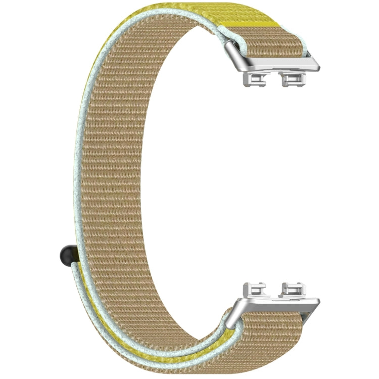 For Huawei Band 10 / 9 / 8 Nylon Loop Hook and Loop Fastener Watch Band