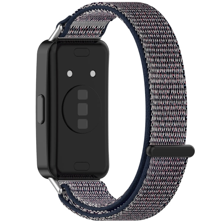 For Huawei Band 10 / 9 / 8 Nylon Loop Hook and Loop Fastener Watch Band