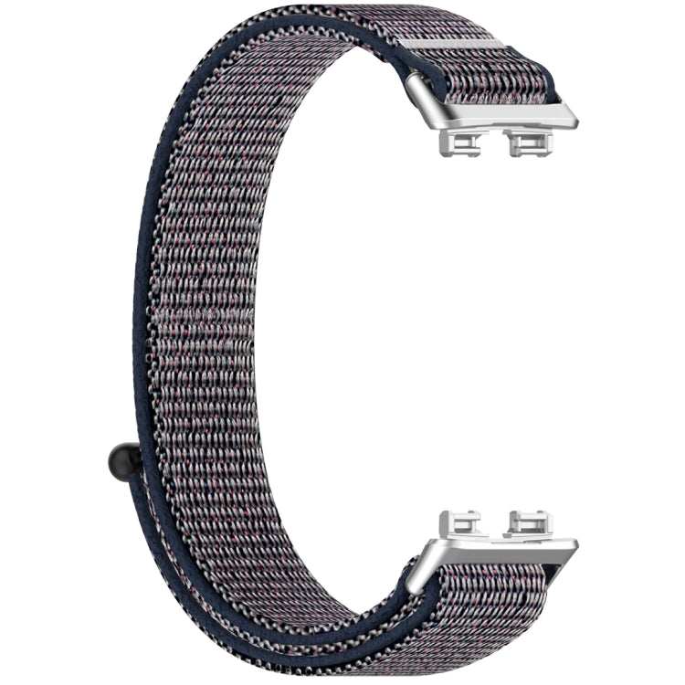For Huawei Band 10 / 9 / 8 Nylon Loop Hook and Loop Fastener Watch Band