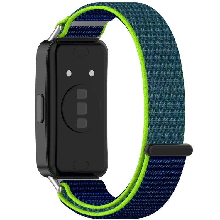 For Huawei Band 10 / 9 / 8 Nylon Loop Hook and Loop Fastener Watch Band