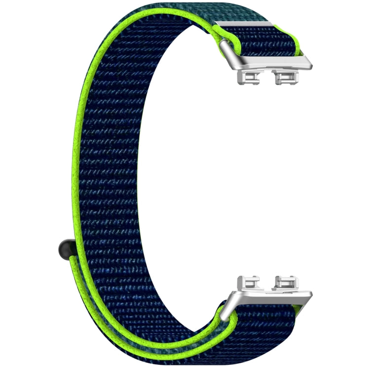 For Huawei Band 10 / 9 / 8 Nylon Loop Hook and Loop Fastener Watch Band