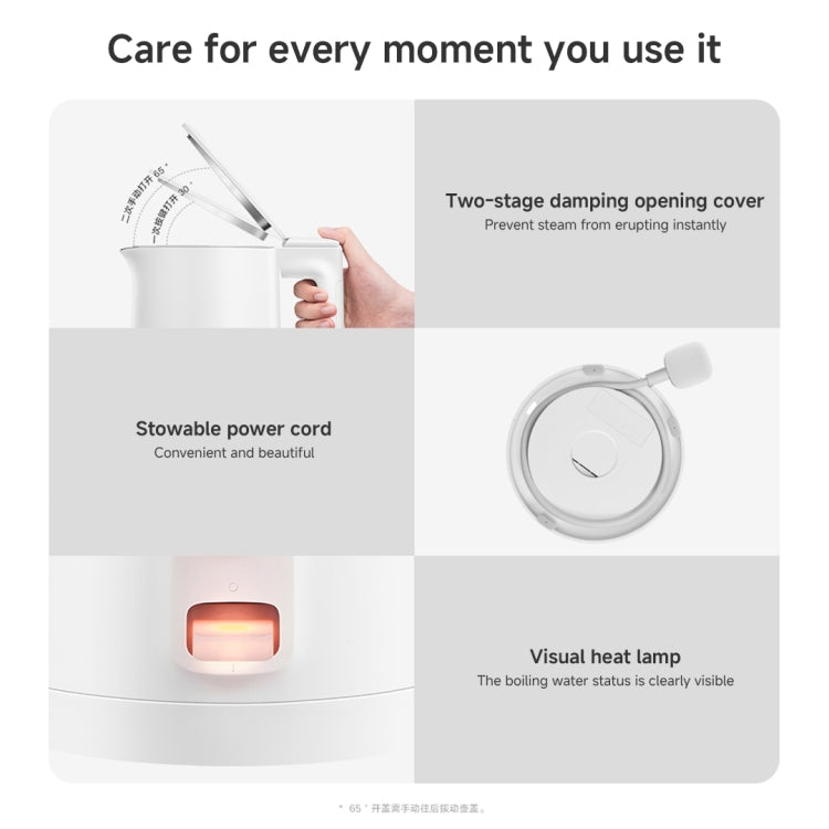 Xiaomi Mijia 1.5L 1500W Electric Kettle N1, CN Plug - White