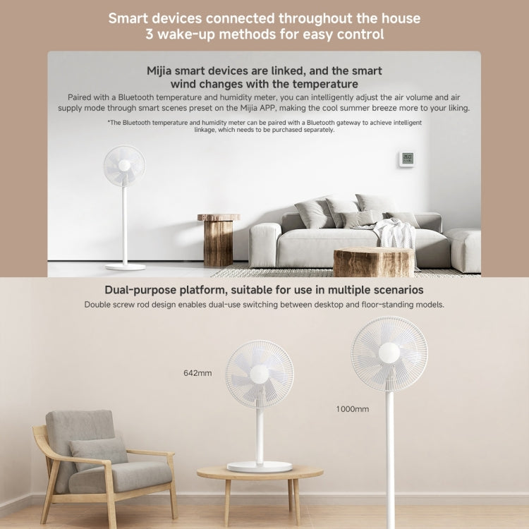 Xiaomi Mijia Smart Floor Fan, US Plug - White