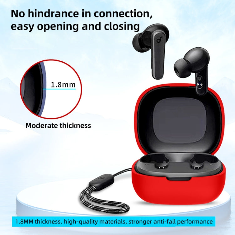 For Anker Soundcore R50i / P20i Bluetooth Earphone Silicone Protective Case