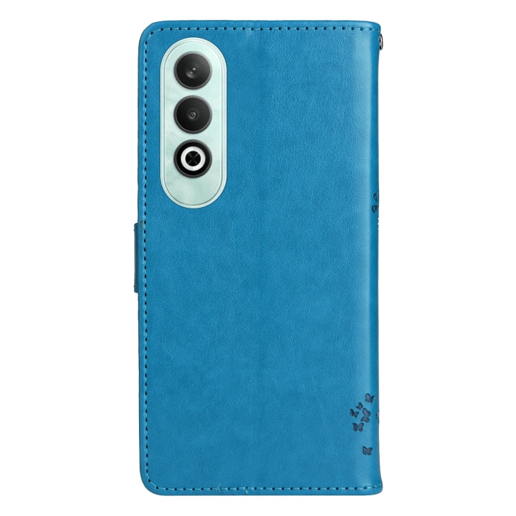 For OnePlus Nord CE4 Tree & Cat Embossed Pattern Flip Leather Phone Case