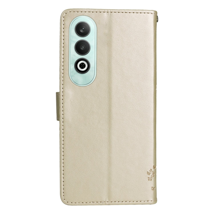 For OnePlus Nord CE4 Tree & Cat Embossed Pattern Flip Leather Phone Case