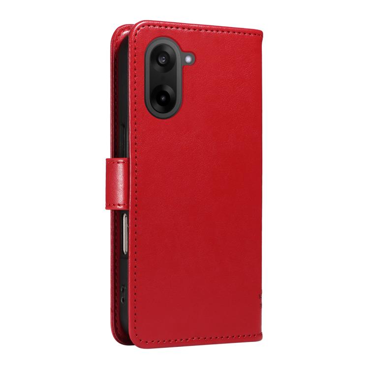 For OnePlus Nord CE5 Tree & Cat Embossed Pattern Flip Leather Phone Case