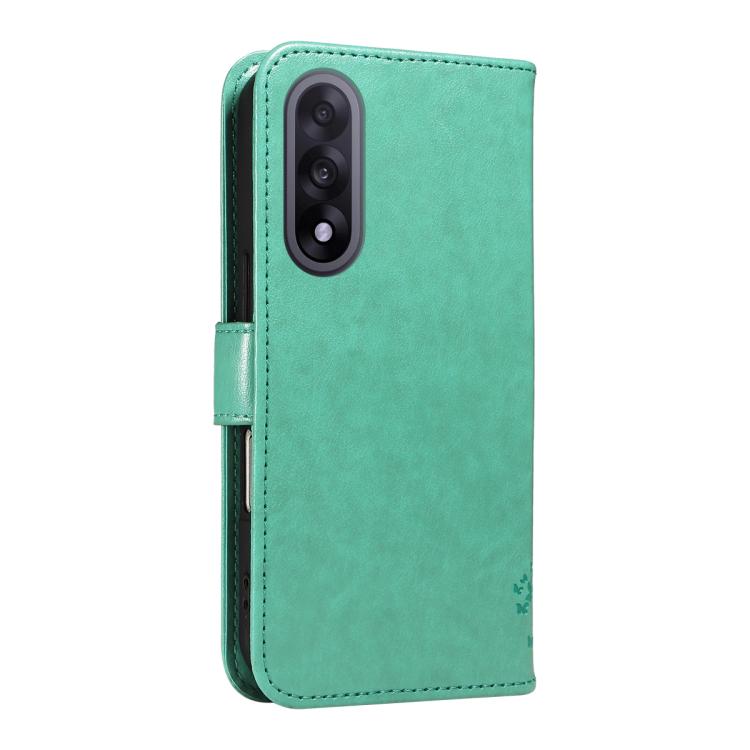 For OnePlus Ace 5 Ultra Tree & Cat Embossed Pattern Flip Leather Phone Case