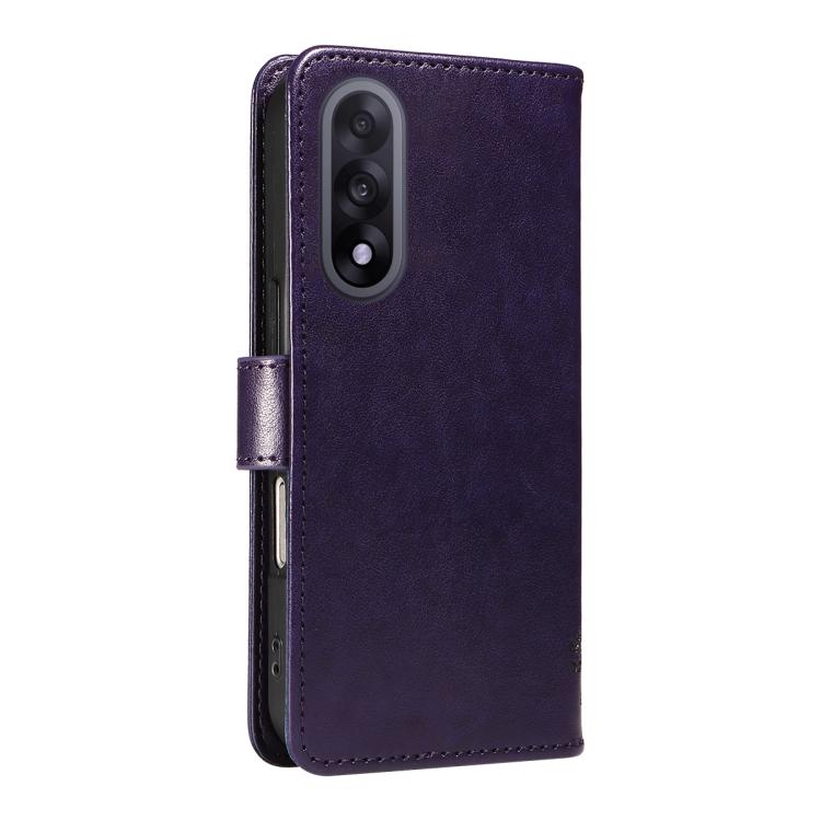 For OnePlus Ace 5 Ultra Tree & Cat Embossed Pattern Flip Leather Phone Case