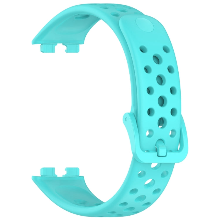 For Huawei Band 10 / 9 / 8 Round Hole Nail Button Silicone Watch Band