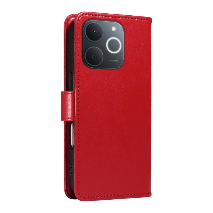 For Realme C71 4G India Tree & Cat Embossed Pattern Flip Leather Phone Case