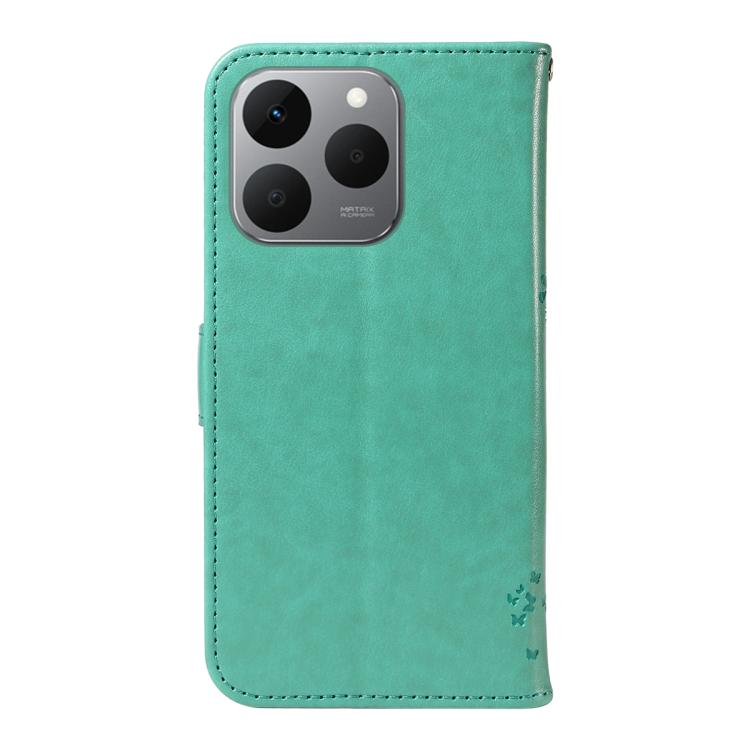 For Realme 15T 5G Tree & Cat Embossed Pattern Flip Leather Phone Case