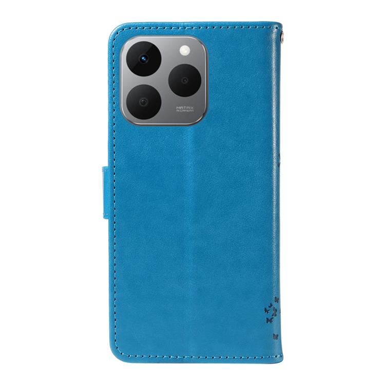 For Realme 15T 5G Tree & Cat Embossed Pattern Flip Leather Phone Case