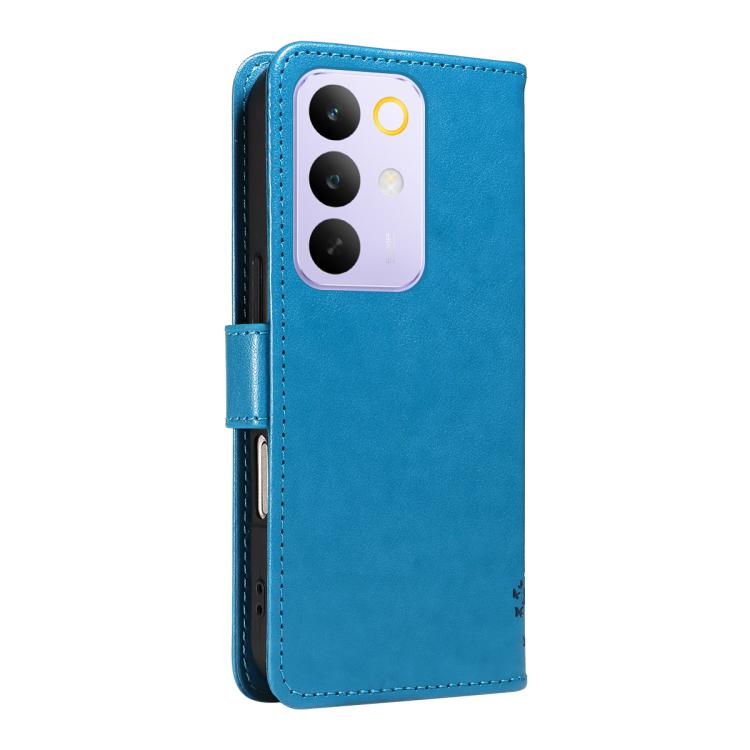 For Realme C85 Pro 4G Tree & Cat Embossed Pattern Flip Leather Phone Case