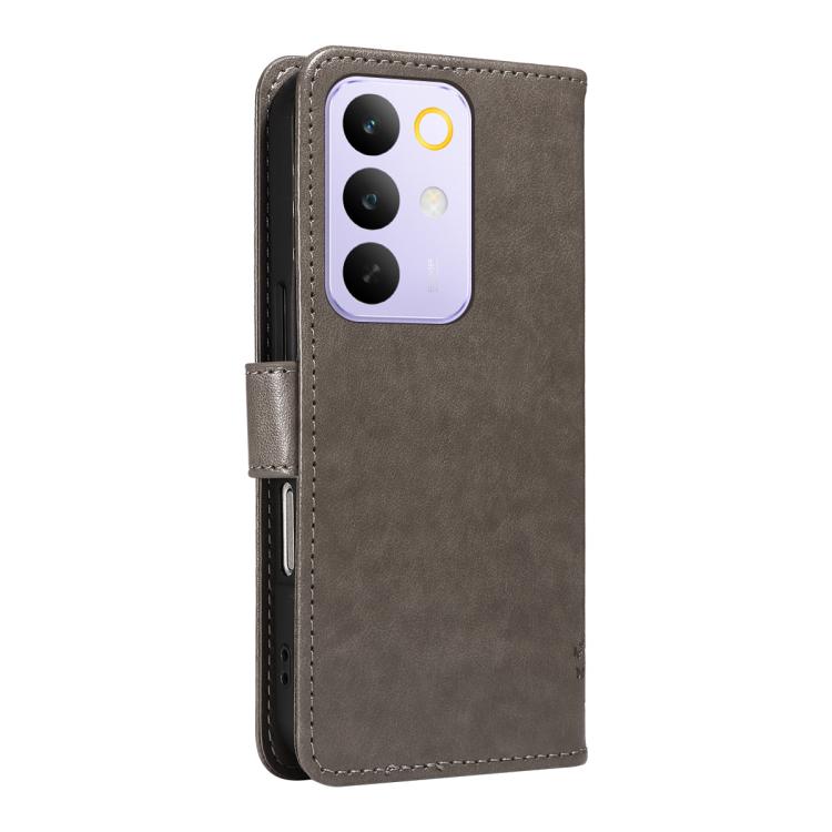 For Realme C85 Pro 4G Tree & Cat Embossed Pattern Flip Leather Phone Case