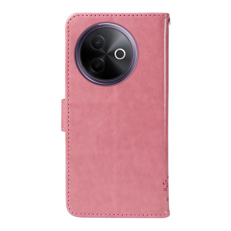 For vivo Y39 5G Global Tree & Cat Embossed Pattern Flip Leather Phone Case