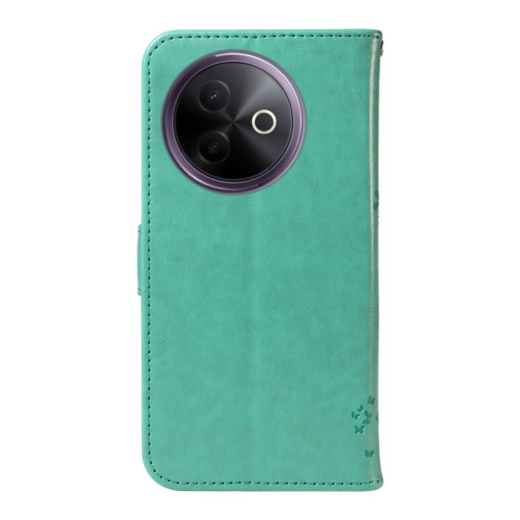 For vivo Y39 5G Global Tree & Cat Embossed Pattern Flip Leather Phone Case