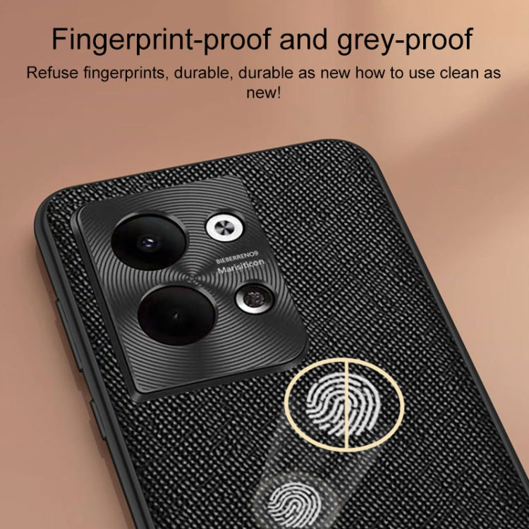 For OPPO Reno9 Pro Cross Texture PU Leather Phone Case