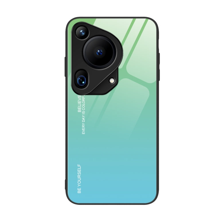 For Huawei Pura 70 Ultra Gradient Color Glass Phone Case