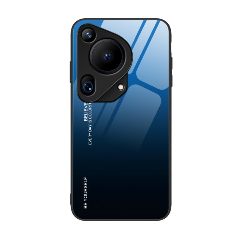 For Huawei Pura 70 Ultra Gradient Color Glass Phone Case