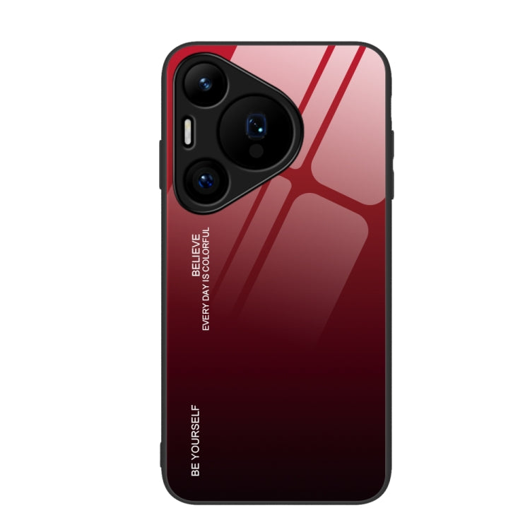 For Huawei Pura 70 Gradient Color Glass Phone Case
