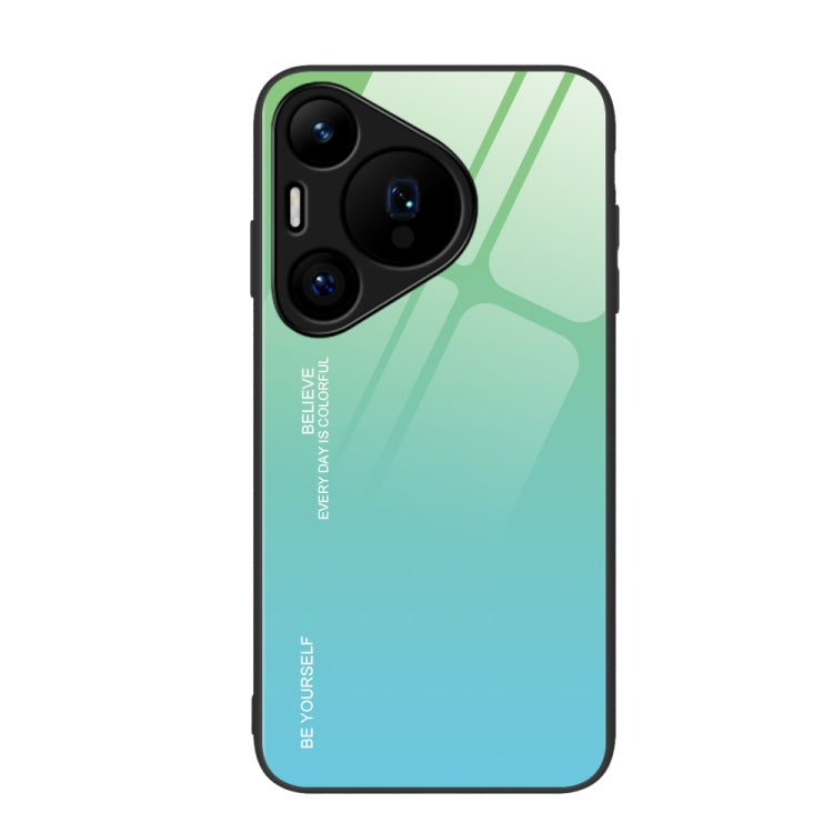 For Huawei Pura 70 Gradient Color Glass Phone Case