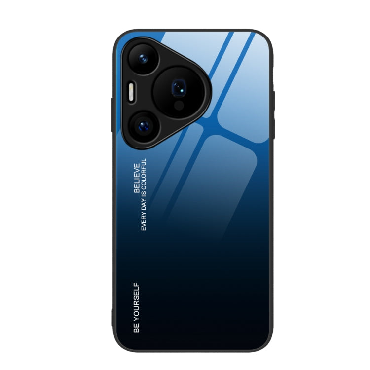 For Huawei Pura 70 Gradient Color Glass Phone Case