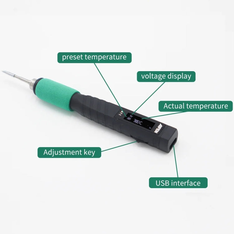 Aifen A11 Portable USB Charging Soldering Station with C210 Handle, EU Plug