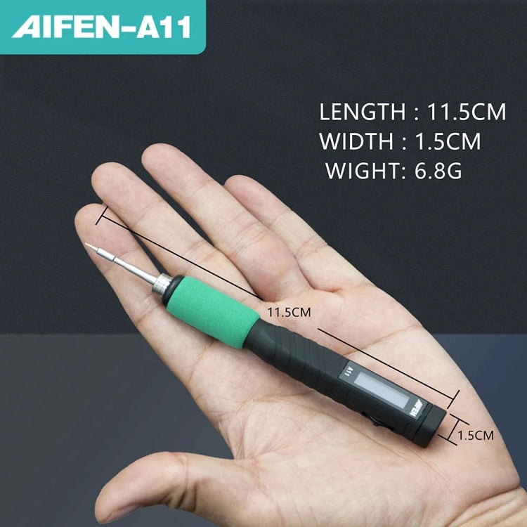 Aifen A11 Portable USB Charging Soldering Station with C210 Handle, EU Plug